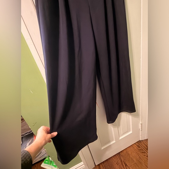 HALARA Navy  Wide-Leg Women's Pants - Picture 8 of 11